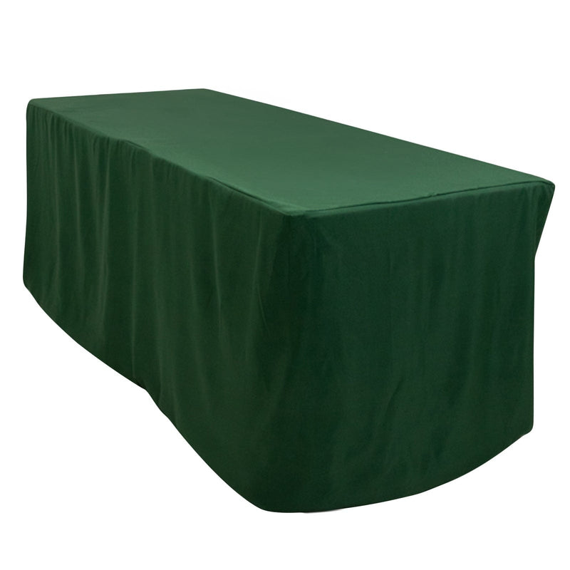 6 ft Fitted Polyester Tablecloth 72" x 30" x 30"