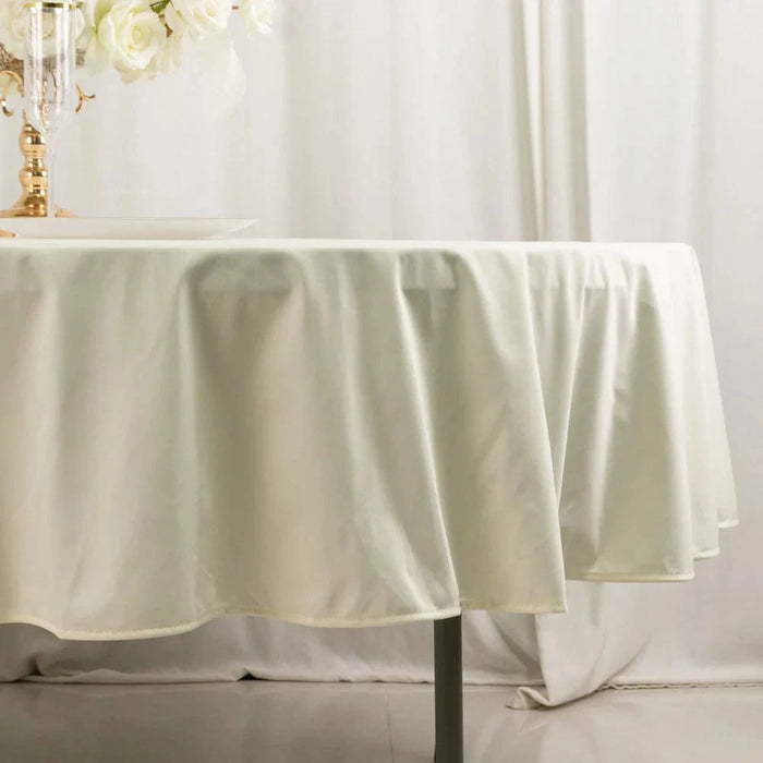 90" Premium Scuba Round Tablecloth