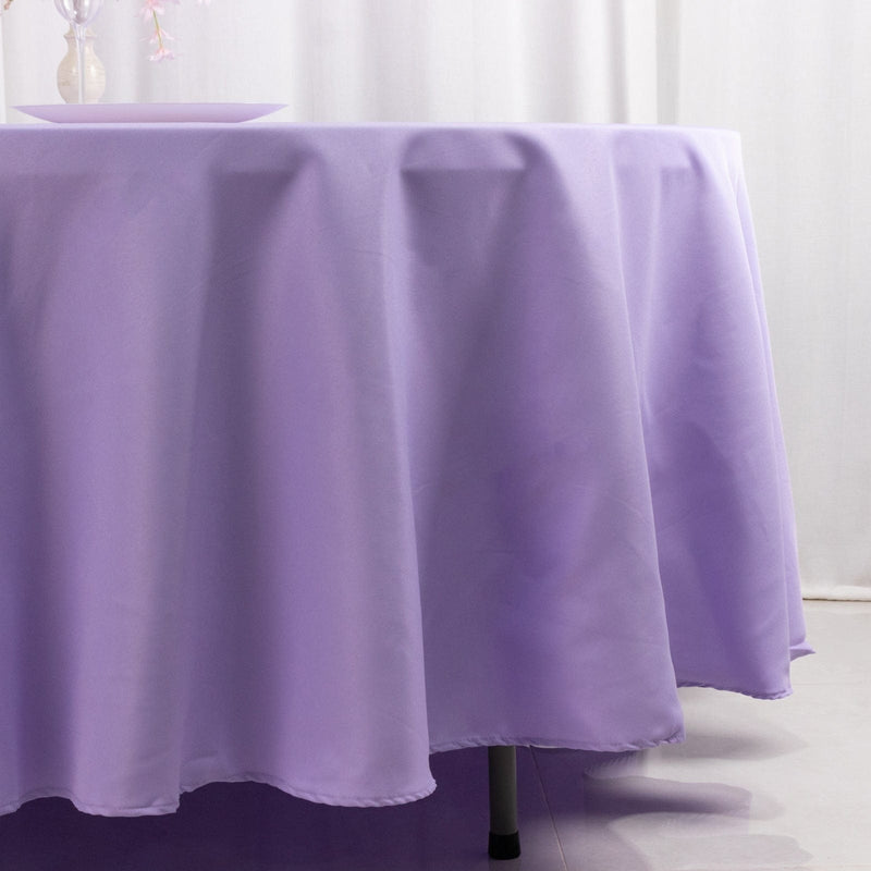 108" Premium Polyester Round Tablecloth Wedding Party Table Linens
