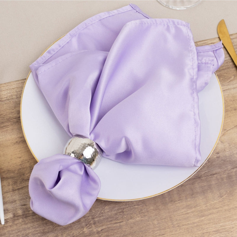 5 Lamour Satin Napkins