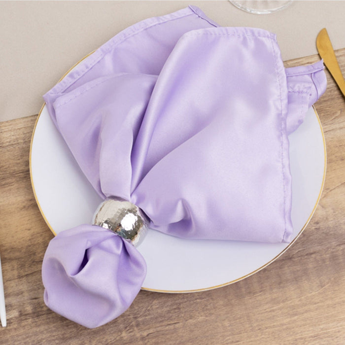 5 Lamour Satin Napkins