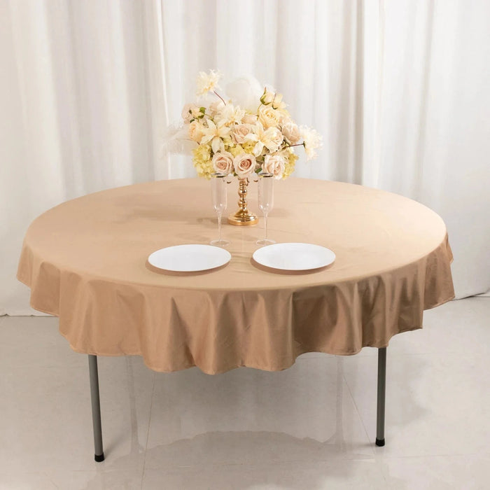 70" Premium Scuba Round Tablecloth