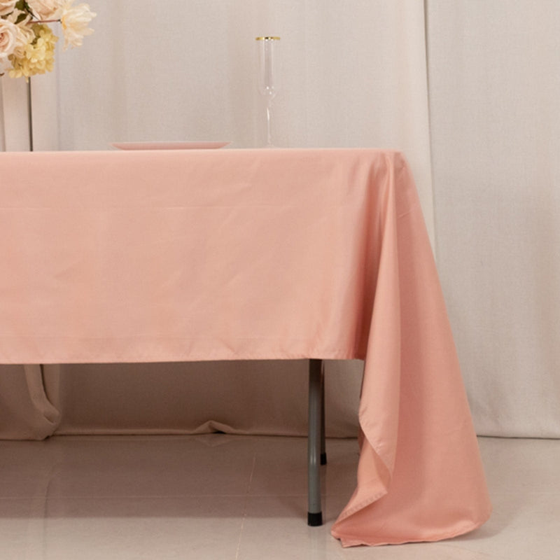 60" x 126" Lamour Satin Rectangular Tablecloth