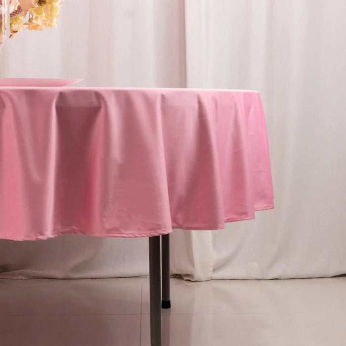 90" Premium Scuba Round Tablecloth