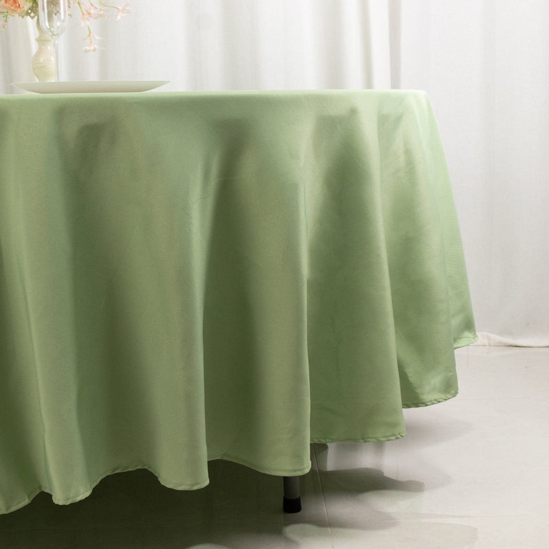 108" Premium Polyester Round Tablecloth Wedding Party Table Linens