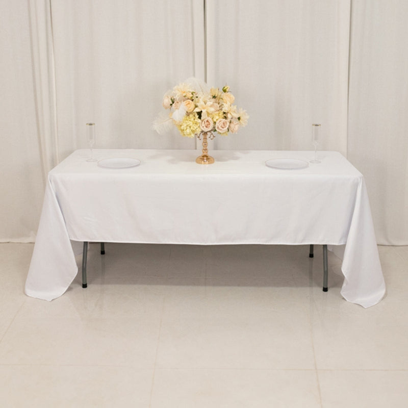 60" x 126" Lamour Satin Rectangular Tablecloth