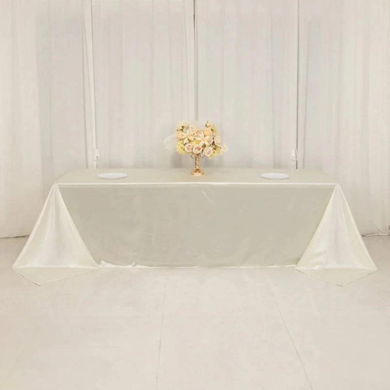 90" x 156" Scuba Polyester Rectangular Tablecloth