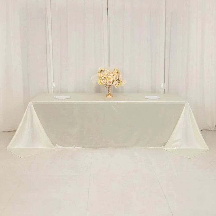 90" x 156" Scuba Polyester Rectangular Tablecloth