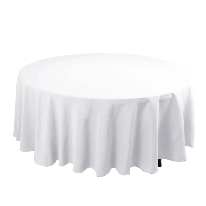 108" Cotton Blend Round Tablecloth for Weddings and Events