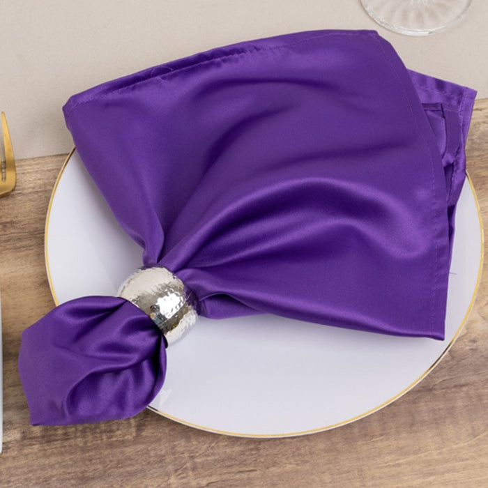 5 Lamour Satin Napkins