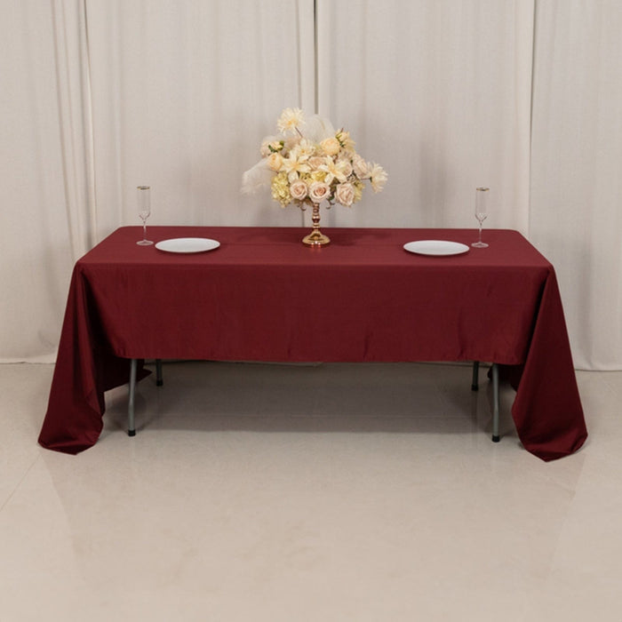 60" x 126" Lamour Satin Rectangular Tablecloth