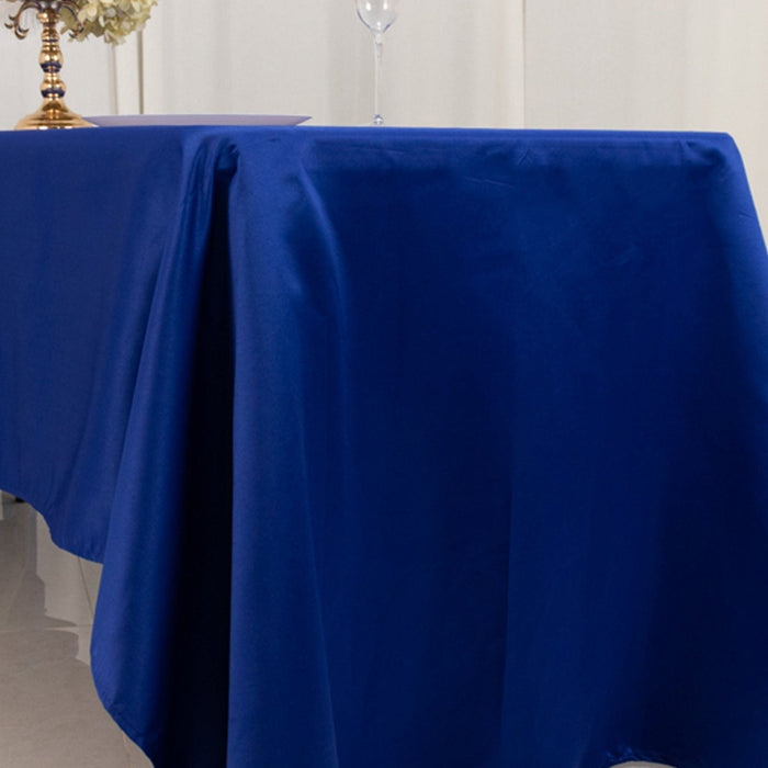 60" x 126" Lamour Satin Rectangular Tablecloth