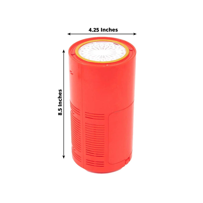 Fireworks Bubble Machine with Dazzling RGB LED Lights - Red BUBB_PUMP02