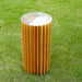 Folding DIY Accordion Pillar Cardboard Display Stand Pedestal Box - Gold PROP_BOX_005_1224_GOLD