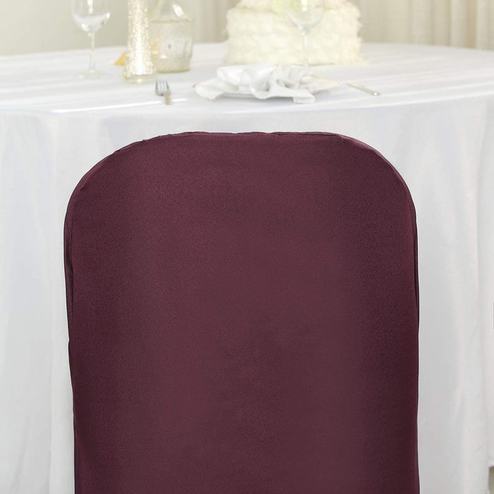 Folding Flat Chair Cover Wedding Party Decorations