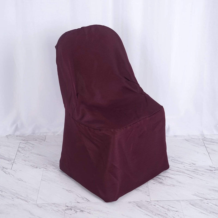 Folding Flat Chair Cover Wedding Party Decorations