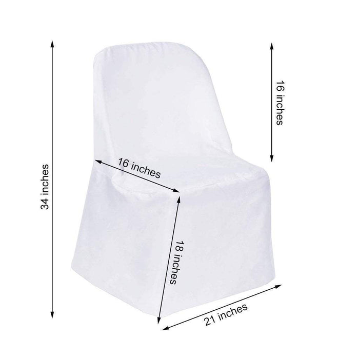 Folding Flat Chair Cover Wedding Party Decorations