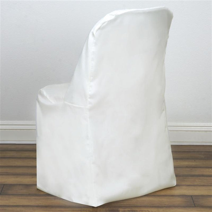 Folding Flat Chair Cover Wedding Party Decorations