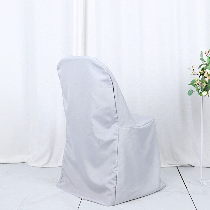 Folding Flat Chair Cover Wedding Party Decorations