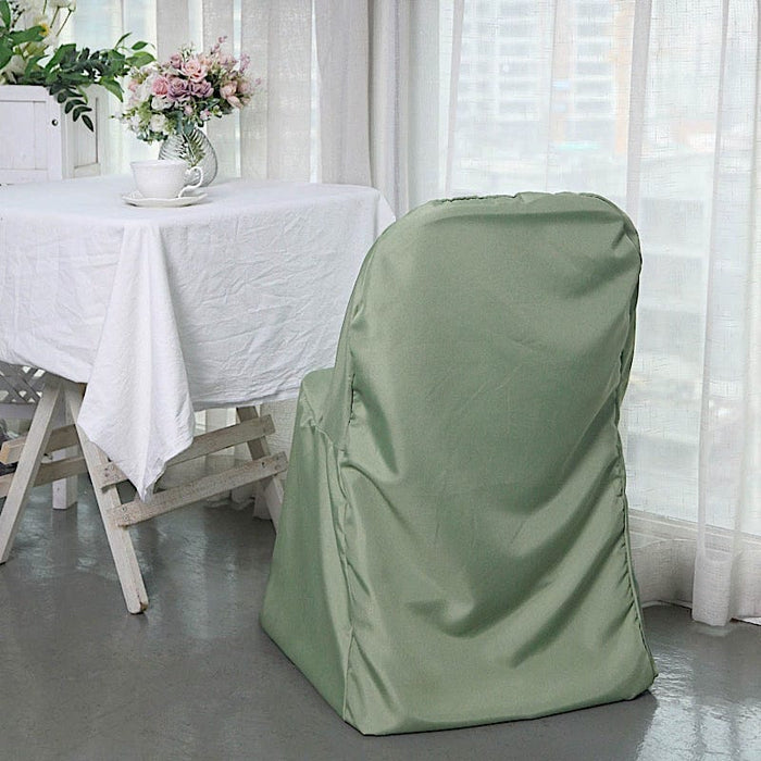 Folding Flat Chair Cover Wedding Party Decorations