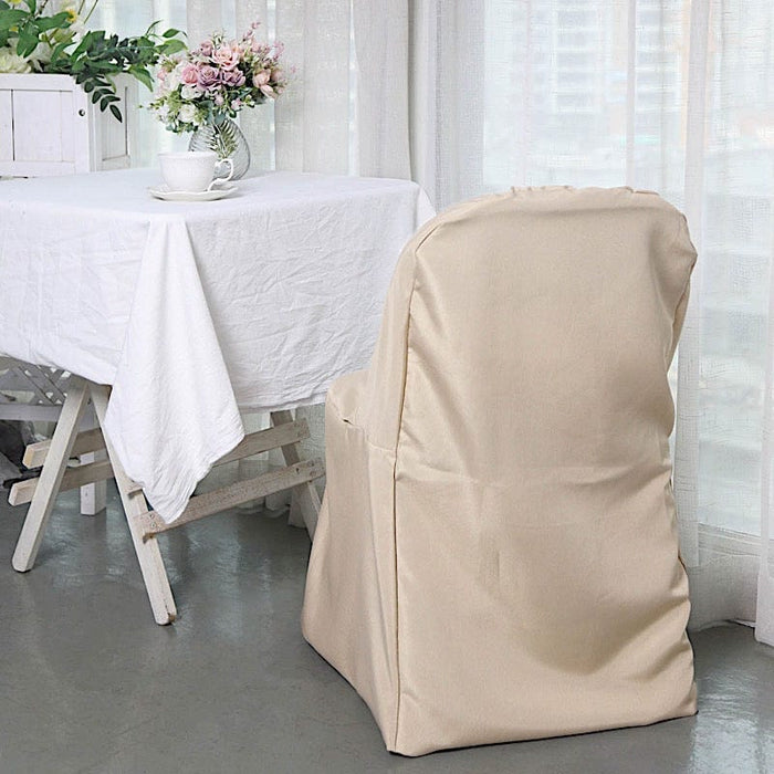 Folding Flat Chair Cover Wedding Party Decorations