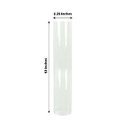 Glass Pillar Hurricane Candle Shades - Clear