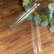 Glass Pillar Hurricane Candle Shades - Clear