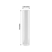 Glass Pillar Hurricane Candle Shades - Clear