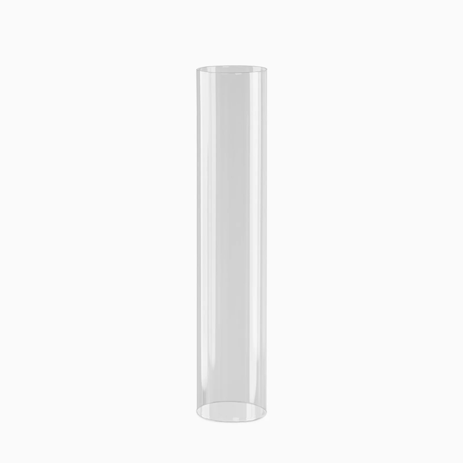 Glass Pillar Hurricane Candle Shades - Clear CHDLR_CAND_030R_GLASS_L