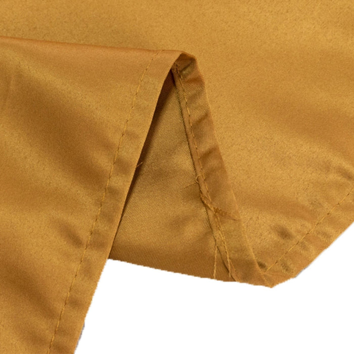 60" x 102" Lamour Satin Rectangular Tablecloth