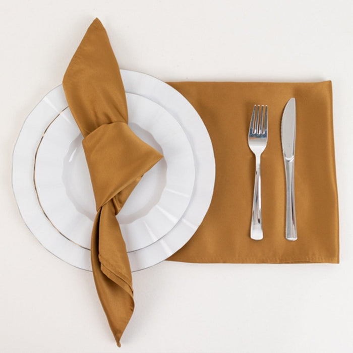 5 Lamour Satin Napkins