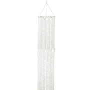 Hanging Beaded Crystal Column Chandelier - Clear CHDLR_HANG02_14FT_CLR