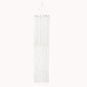 Hanging Beaded Crystal Column Chandelier - Clear CHDLR_HANG02_20FT_CLR