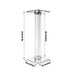 Heavy Duty Acrylic Wedding Display Stand with Square Bases