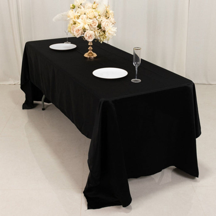 60" x 126" Lamour Satin Rectangular Tablecloth
