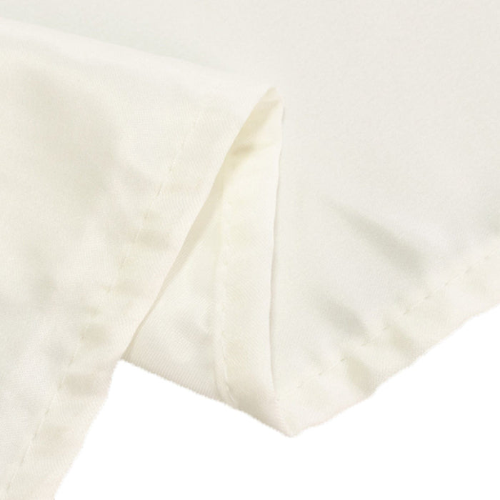 60" x 102" Lamour Satin Rectangular Tablecloth