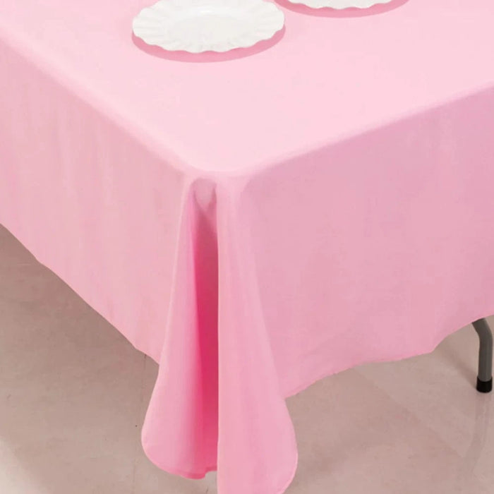 60x102" Premium Polyester Rectangular Tablecloth Wedding Table Linens