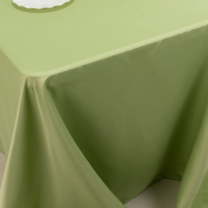90" x 156" Lamour Satin Rectangular Tablecloth
