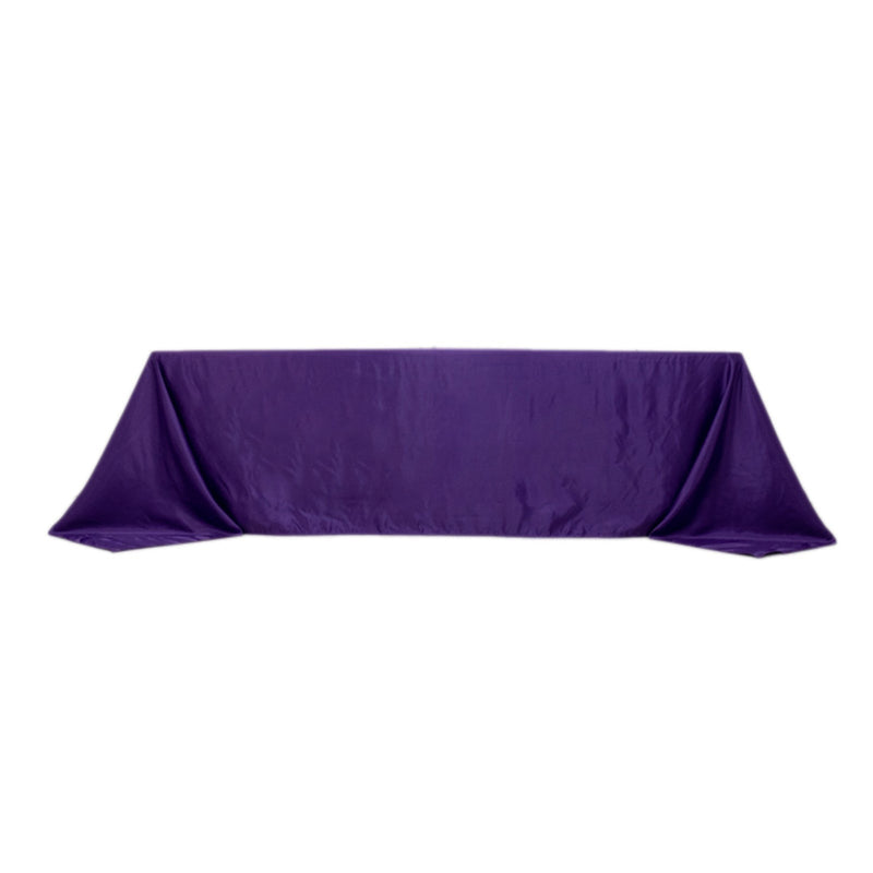 90" x 156" Lamour Satin Rectangular Tablecloth