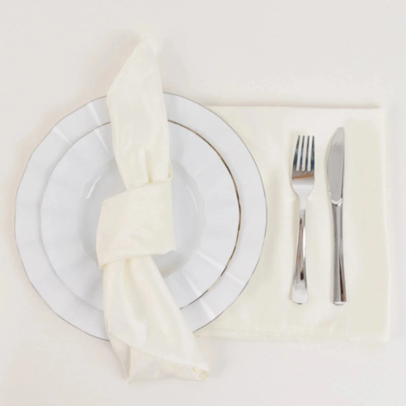 5 Lamour Satin Napkins