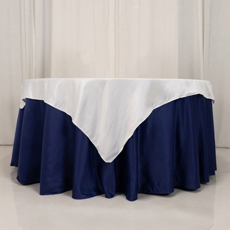 54" x 54" Lamour Satin Square Tablecloth Wedding Party Table Linens