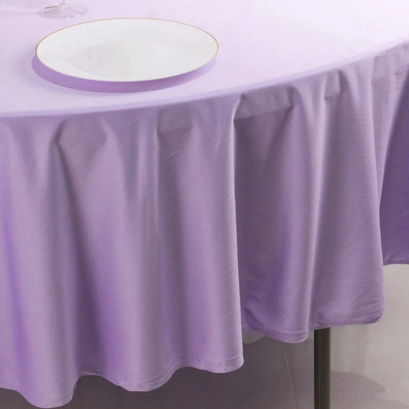 90" Premium Scuba Round Tablecloth