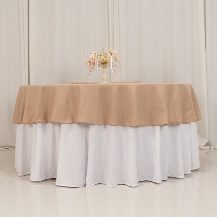 90" Round Tablecloth Premium Polyester Table Cover