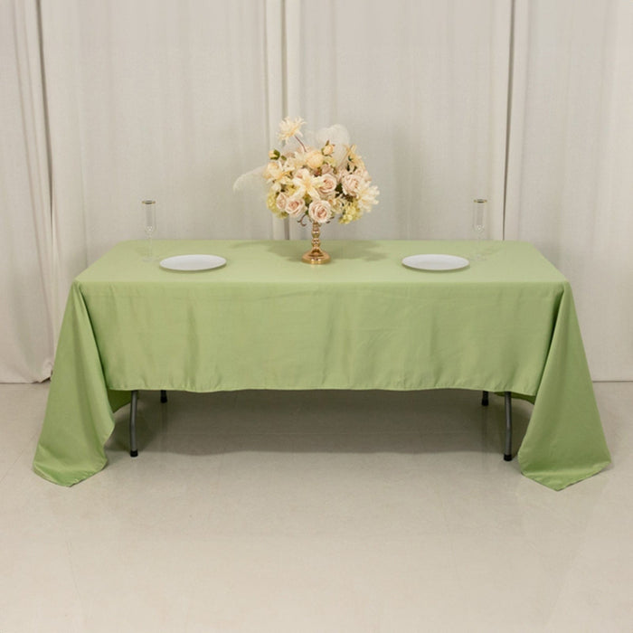 60" x 126" Lamour Satin Rectangular Tablecloth