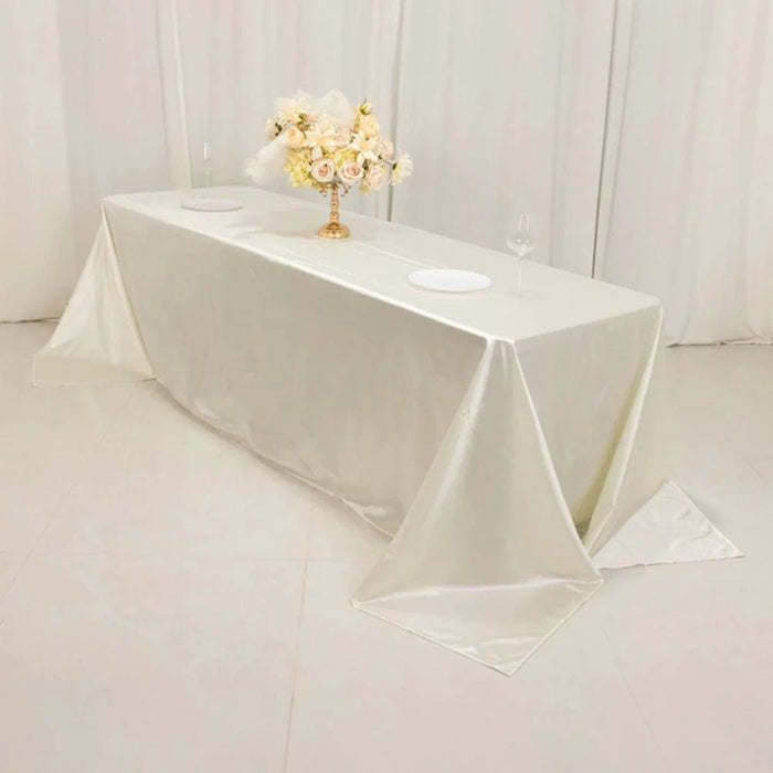 90" x 156" Scuba Polyester Rectangular Tablecloth