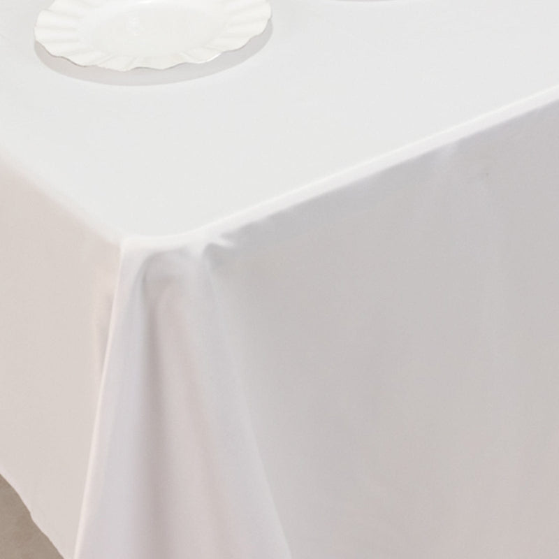 60" x 126" Lamour Satin Rectangular Tablecloth