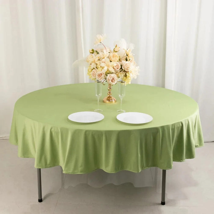 90" Premium Scuba Round Tablecloth