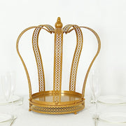 Metal Crown Cupcake Dessert Display Stand - Gold