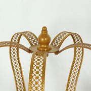 Metal Crown Cupcake Dessert Display Stand - Gold