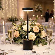 Metal Rechargeable Cordless Table Lamp with Touch Control